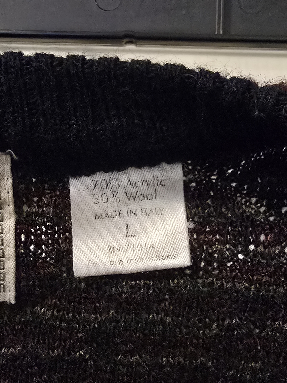 Vintage Made in Italy Idea Uomo Knit Sweater Vest - Men's Large - Picture 5 of 5